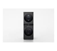 LG WT1210BBF lavadora-secadora Independiente Carga frontal Negro A