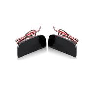 LVDLRAJJ Luces Traseras Compatible Con Civic LX/EX/Touring Sedan O Coupe 2016-2024 2 Luces De Marcador Traseras Rojas Reflector Parachoques 3555TBAA01(Black)