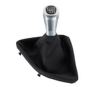 LVDLRAJJ Perilla Cambio Compatible Con BMW Para Serie 1 E81 E82 E87 E88 2003-2013 Perilla De Cambio De Marchas Manual 5/6 Velocidades Cubierta Bota Polaina Caja Cambios(6 Speed 2pcs)