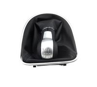 LVDLRAJJ Perilla Cambio Compatible Con Seat Para Altea Para Leon II 2005-2012 5/6 Velocidades MT Palanca Cambios Palanca Cambios Cabeza Palanca Cambios+Cubierta Bota Polaina+ Base Marco(6 Speed)