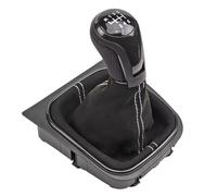 LVDLRAJJ Perilla Cambio Compatible Con VW Para SCIROCCO III 137, 138 2008-2017 Para EOS 1F7, 1F8 2006-2015 Velocidad Del Automóvil Con Funda De Polaina + Funda De Palanca De Cambios(6 Speed)