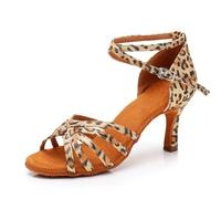 Lvguang Zapatos de Danza Latina para Mujer Zapatos de Baile Latino de Tacón Alto/Medio Profesional Zapatos de Baile de Fiesta de Salsa de Baile Sandalias