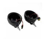 LVGVZTTGKM faro delantero moto Para Road King Electra Glide FLHXS FLHX 2 Uds 4,5 "carcasa De Faro Motocicleta Que Pasa El Conjunto Cubo Bombilla Luz Antiniebla(Black)