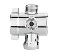 lvifloae 1/2 Inch 3 Way T adapter Bath Shower Head Arm Mounted Diverter Valve Tap Universal Replacement Diverter Valve for Bathroom Shower Head Handheld Sprayer Fixed Access