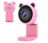 lvifloae 1080p HD USB USB Camera Video grabación de cámaras Web Digitales Builtin Micrófono para cámara Web de transmisión en Vivo 1080p Webcam (Rosa)
