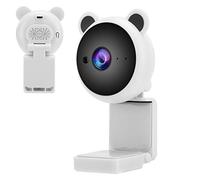 lvifloae 1080p HD USB USB Camera Video grabación de cámaras Web Digitales Builtin Micrófono para cámara Web de transmisión en Vivo 1080p Webcam (Blanco)