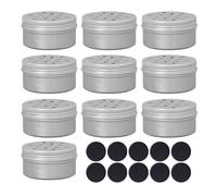 lvifloae 10pcs de Entrenamiento de de Perro Tapa magnética de Aluminio Set de oleoducto diseño de Agujero Hueco concentración de Olor Ajustable Adecuada para Entrenamiento de Mascot