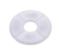 lvifloae 12 Pack Pet Water Dispenser Filter cartridges Cat/Pet Water Dispenser Filter Suitable for Small Flower-Designed Cat and Dog Water dispensers, Round Activated Carbon Filter Cart (12 pcs)