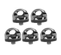 lvifloae 5pcs UNC 1/4 Camina de 20 Pilas Correa de Tornillo de Cuello, sin Deslizamiento con Almohadillas de Goma, para la Correa del Cuello de la Placa de liberación rápida, Cuello,