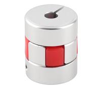 lvifloae Acoplamiento de eje de araña flexible OD20 mm L25 mm Conector de acoplador de motor paso a paso CNC para impresoras 3D, máquinas CNC y motores servopasos