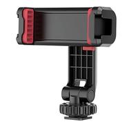 lvifloae Adaptador de Montaje de Zapata fría con Clip para teléfono Celular Soporte de extensión de Zapata fría Dual Giratorio Ajustable de 360 ° Clip para teléfono Celular de