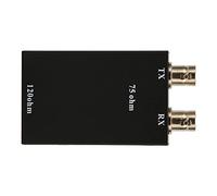 lvifloae Adaptador Ethernet G.703 BNC a RJ45, convertidor equilibrado a Desequilibrado de 75 ohmios a 12 ohmios, convertidor de disipación de Calor con Carcasa metálica