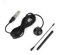 lvifloae Antena de TV HD de 50 Millas, Antena receptora Interior polarizada Dual Vertical, Antena receptora de TV Digital Extensible Compatible con señal ATSC -T -2 ISDB para el