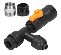 lvifloae Aquarium Tank de Pescado Cambiador de Agua Kit Grifo de reemplazo de Grava alimentada de reemplazo de boucet boucet Bomba con 2 adaptadores para Cambiar de Agua Cleaning