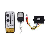 lvifloae Cabrestante inalámbrico Control Remoto Cabrestante automático Contro Dc12v 24v Kit de cabrestante inalámbrico con Llave para Puerta de Garaje Barco