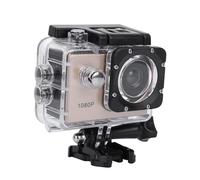 lvifloae Cámara de acción Cámara para Hacer esnórquel y Surf 1080p HD Video de 2 Pulgadas Equipado con Lente Gran Angular 140 30 m bajo el Agua Interfaz USB 2 0 Admite Modo de (Oro)