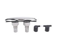 lvifloae Cornamusas retráctiles para embarcaciones con Montaje Empotrado de 6 Pulgadas, Grapas para Cuerda, Grapas para Muelle, herrajes para muelles Marinos de Alta Resistencia de Acero