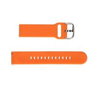 lvifloae Correa de reloj inteligente de silicona de 20 mm, correa de muñeca de un solo color para Ama zfit GTS 3 GTS 2 Bip S Bip U (Naranja)