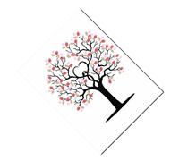 Lvifloae Diy Huella dactilar Padena de tinta hábito Invitado Firma de la boda Firma en el libro Pinturamarea Revelación del árbol dactilares la huella dactilares