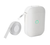lvifloae Etiqueta D11 Impresora de Bolsillo Smartphone Gap Marker BT Wireless Thermal Termal Impresión 203DPI Soporte de 15 mm de Ancho Etiqueta Adhesiva DIY Dia DIEZA Estudio de Estudio (Blanco)
