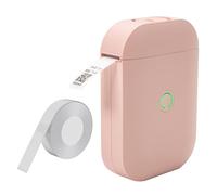 lvifloae Etiqueta D11 Impresora de Bolsillo Smartphone Gap Marker BT Wireless Thermal Termal Impresión 203DPI Soporte de 15 mm de Ancho Etiqueta Adhesiva DIY Dia DIEZA Estudio de Estudio (Rosa)