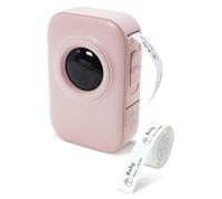 lvifloae Fabricante de Etiqueta de teléfono Inteligente de Bolsillo de la Impresora D30 Pro BT BT inalámbrico impresión térmica 203dpi Soporte de 15 mm de Ancho Etiqueta Adhesiva DIO DIO (Rosa)