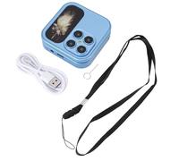 lvifloae Flip El teléfono Celular más pequeño Pequeño liviano 2G Network Dual Nano SIM FM Radio Media Player HD LED LETLINE para s Mayores ABS 1.77 Pulgadas 32 MB de Memoria (Azul)