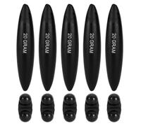 lvifloae Flotador de Pesca de Bagre Flotador de Pesca EVA Estilo Pasante con Campana Cuenta de Peso de 30 g Adecuado para Acampar Pesca Salvaje Ocio a lo Largo del río Diseño de (尺寸:30g - 5pcs)