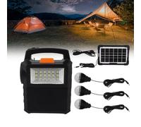 lvifloae Generador Solar para el Hogar Estación de Energía Portátil Estación de Energía Portátil Generador Solar de 300 W Banco de Energía de 110 V 296 WH Dos Salidas de CA de