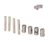 lvifloae Generic RC Axle Pins Steel Replacement Drive Shaft Pins with Set Screws for Traxxas Summit 1/10 RC Car