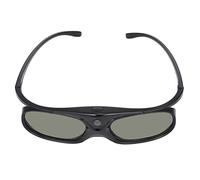 lvifloae GL2100 Active Shutter 3D Glasses DLP Link Compatible for Projectors 3D TVs Rechargeable HD Stereoscopic Eyewear Universal Sync Lightweight Frame Black