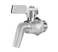 lvifloae Grifo de Cerveza Ajustable de Acero Inoxidable Grifos de Cerveza con Espiga para barriles Que sirven dispensador de Cerveza fácil Grifo para Agua de té Barril de Cerveza