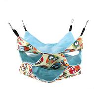 lvifloae Hamaca de litera de tumbas de la guinata Hamaca y Cama con calefacción Pet Small Hideaway Cave Colgando Doble Jaula Colgante y túnel para Mascotas pequeñas, Pero también para Aves (350 ml)