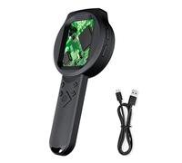 Lvifloae Handheld Digital Magnifier Portable 1000X Aumento de Lupa Microscopio electrónico de Lupa 2.8in Pantalla IPS con luz 4 Botones Zoom 12 Idiomas para Leer Identificatatio