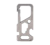 lvifloae-herramienta múltiple para exteriores, Clip de aleación de titanio, soporte para llavero, abridor de botellas, llave, herramienta para bicicleta