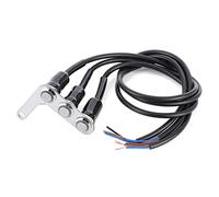 lvifloae Interruptor de Manillar de Motocicleta de 3 Botones Control de Montaje Ajustable para Faro Cuerno Señal de Giro Ajuste ATV Dirt Bike Bicicleta eléctrica