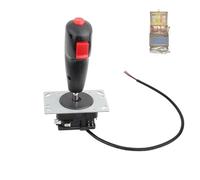 lvifloae Joystick de Vuelo Simulador Vuelo Joystick Ajustable de 8 Vas con Gatillo y Botn de Lanzamiento Superior para Simuladores de Videojuegos Flyer