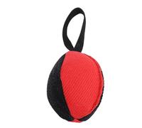 lvifloae Juguetes de fútbol para Perros con Correas, Alivio Interactivo de ansiedad Segura y Duradera de Bolas de Rugby Juguete para Perros Grandes como pastores alemanes belgas belgas (Noir + Rouge)