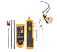 lvifloae JW 360 Línea telefónica de la Red Finder de Red multipropósito Finder de Red Netrek Revise Network Detector de Instrumentos Detector de la línea de medidor de línea de la (Amarillo)