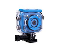 lvifloae Kids Action Waterproofing Camera Sports Action Camera Digital Video Camcorder 1080p 12MP Built In Lithium Battery Cartoon Shell For Boys Girls Gift New Year Present (Blue)