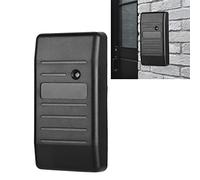 lvifloae Lector de tarjetas Lector de control de acceso de tarjeta RF seguro EM ID Wiegand 26 34 de acceso Admite 125 KHz 13 56 MHz Adecuado para la gestión del tiempo de (Identification noire