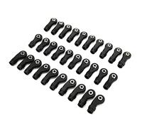 lvifloae Linkage Ball Rod End M4 Ball Head for RC Crawler Cars M4 Linkage Width Ball Head Set 4 1 10 RC Car Crawler Link Ball RC Car Ball RC Rod End 30 Pieces