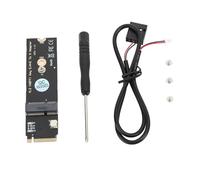 lvifloae M.2 NGFF A E Key WiFi Tarjeta Bluetooth a M.2 Key M SSD Adaptador para AX200 AX201 AX210 M.2 Key M Tarjeta adaptadora, Tarjeta WiFi/Bluetooth a M.2