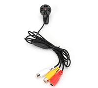 lvifloae Mini cámara de Video, Mini cámara de vigilancia Cámara de vigilancia 205IR Negro 1.3MP 8 Luces IR 940nm Segura Clara Sin Reflejos Audio Video Monitoreo para Siste ma PAL País