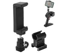 lvifloae Mini Soporte trípode para Traxxas TX TQi Transmisor Ajustable Soporte Universal para teléfono móvil Soporte Ajustable para metálico para teléfono móvil a Partir de 5,5 Pulgadas