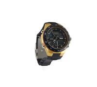 lvifloae Moda de Moda Electronic Watch Personalizado de la Marca de Moda Gold Creative Gold and Black Bisel Fashion Chronograph Watch Adecuado para Hombres y Mujeres.