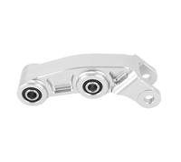 LVIFLOAE Motocicleta Suspensión Linkage Metal Absorbente de metal Trípode Alta resistencia de alta resistencia Link Reemplazo reemplazo para Sur Ron Light Bee X S Off (Negro) (Plata)