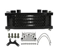 lvifloae Motorcycle Engine Oil Cooler Oil Cooler Kit Suitable For Four Wheel Motorcycles Crf Xr Klx 50 70 90 110 125 140cc Ssr Taotao Coolster Kayo Off Road Atv 17 Piec (Black)