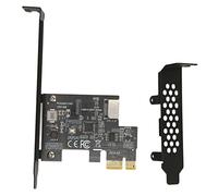 lvifloae PCI E 1x a USB 3 2 Gen1 5Gbps Tipo E Una Tarjeta de expansión Clave 5Gbps Hi Speed PCIe X1 a USB3 2 Gen1 Tarjeta de expansión de 20 Pines para la Interfaz de Panel Frontal de