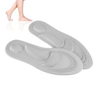 lvifloae Plantillas ortopédicas de color azul oscuro para mujer, plantillas planas de espuma viscoelástica, soporte de arco para el dolor metatarsiano, soporte resistente (hombres)